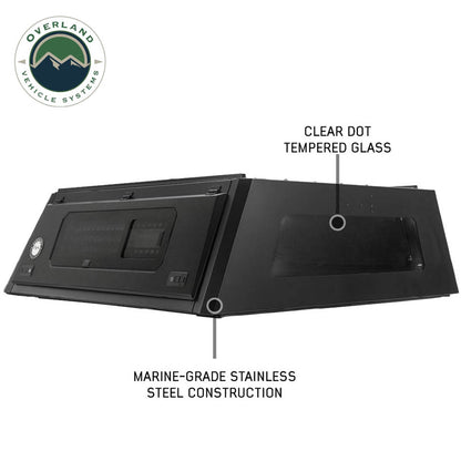 Expedition Pro+ Truck Cap W/ Full Windows, Wing Doors, and 3rd Brake Light