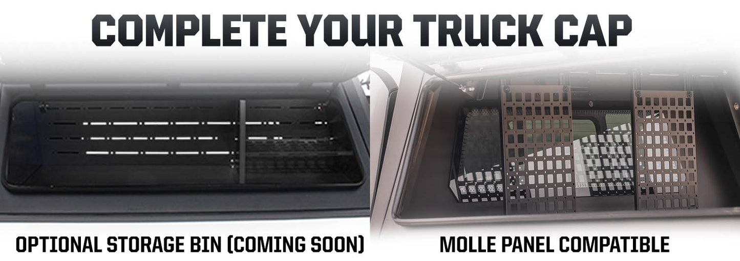 Expedition Pro+ Truck Cap W/ Full Windows, Wing Doors, and 3rd Brake Light