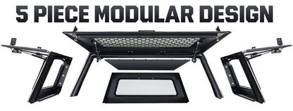 Expedition Pro+ Truck Cap W/ Full Windows, Wing Doors, and 3rd Brake Light