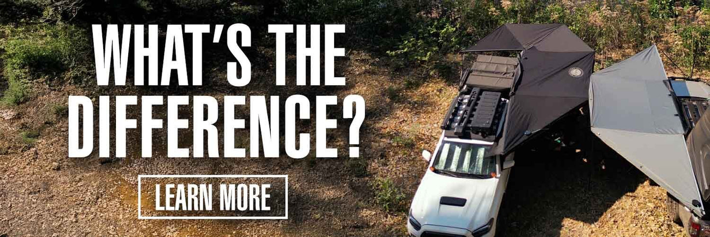 XD Nomadic Self-Deploying 90 Degree Awning with Lights and Black Out Fabric