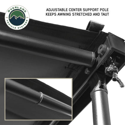 XD Nomadic Self-Deploying 90 Degree Awning with Lights and Black Out Fabric