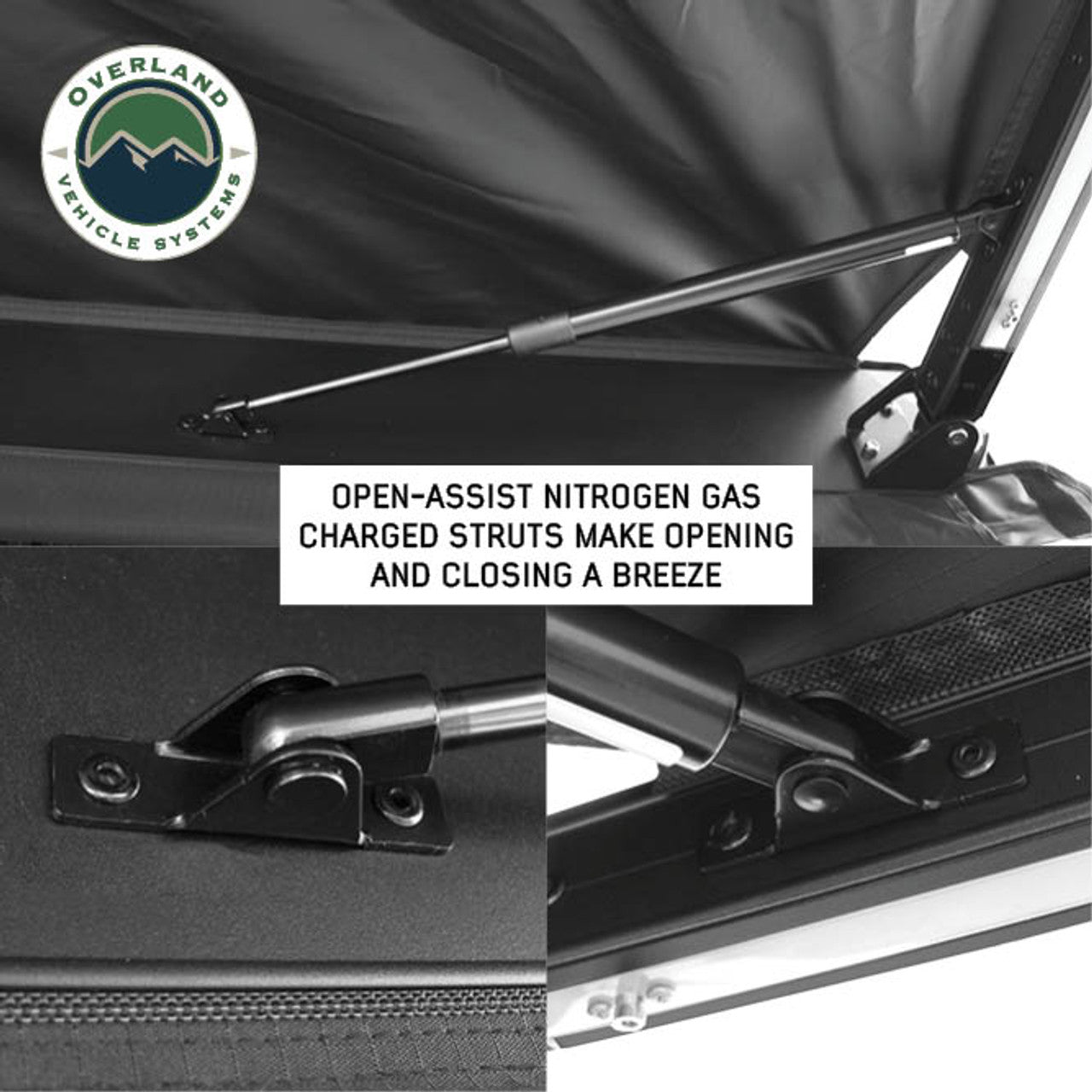 XD Nomadic Self-Deploying 90 Degree Awning with Lights and Black Out Fabric