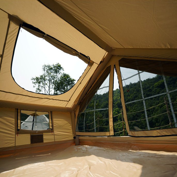 RBM Inflatable tent  Panda Medium Sunny Beige for 1-4 person