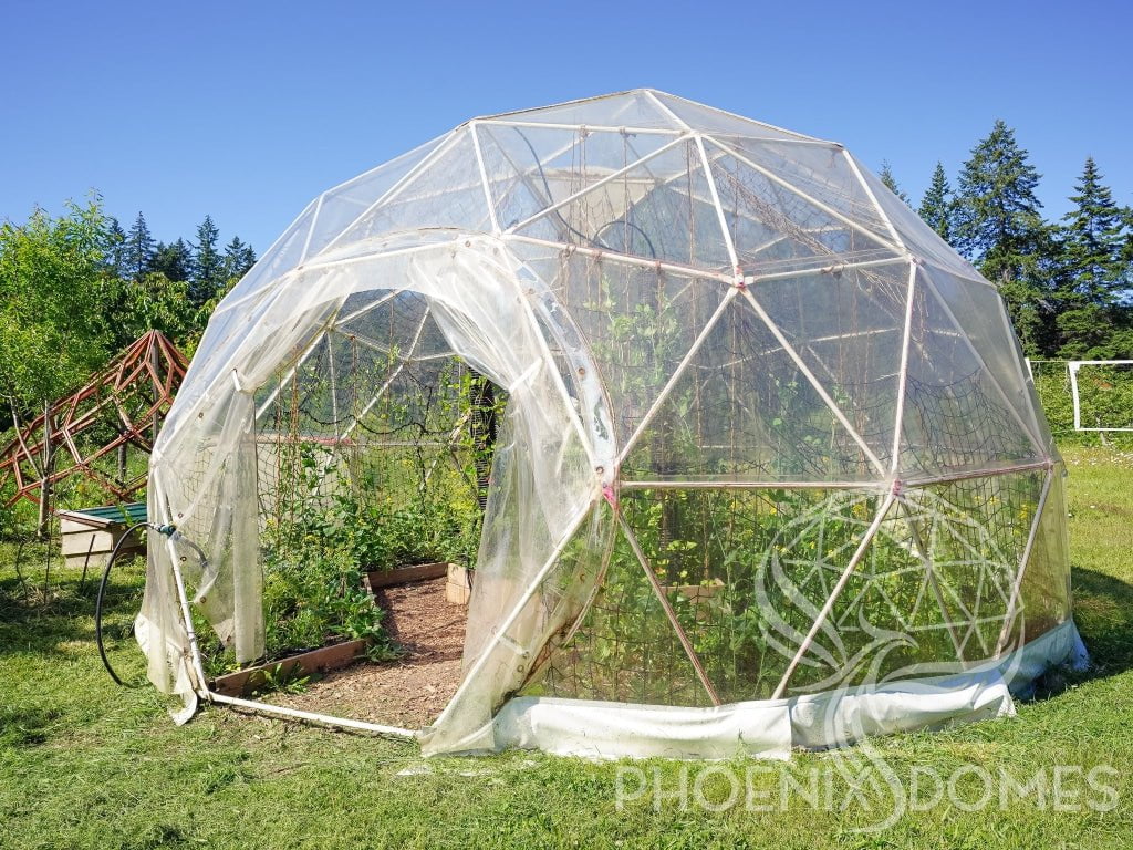 Phoenix Domes Dome 16'/5m Greenhouse Dome | Clear Geodesic Dome | Phoenix Domes
