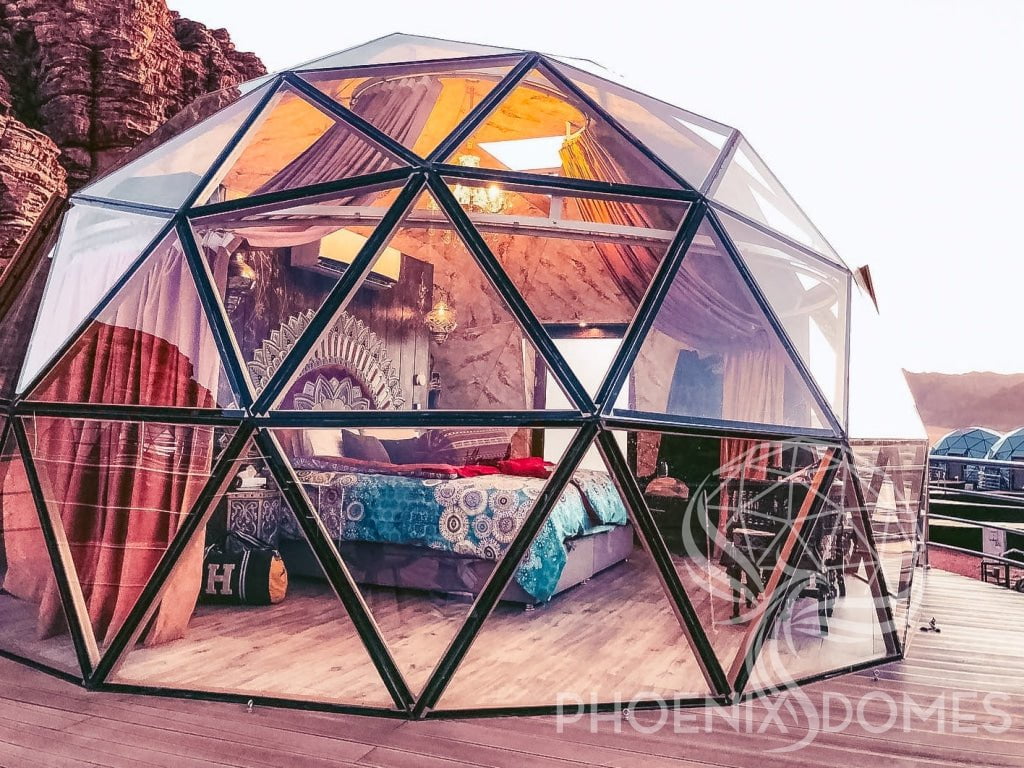 Phoenix Domes Dome Glass Dome | Glass Panel Geodesic Dome | Phoenix Domes