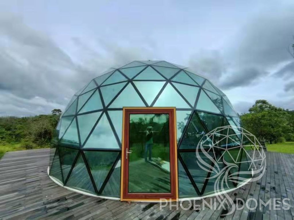 Home Kit Geodesic Glass Dome Glass Dome Kits For Living & Greenhouses