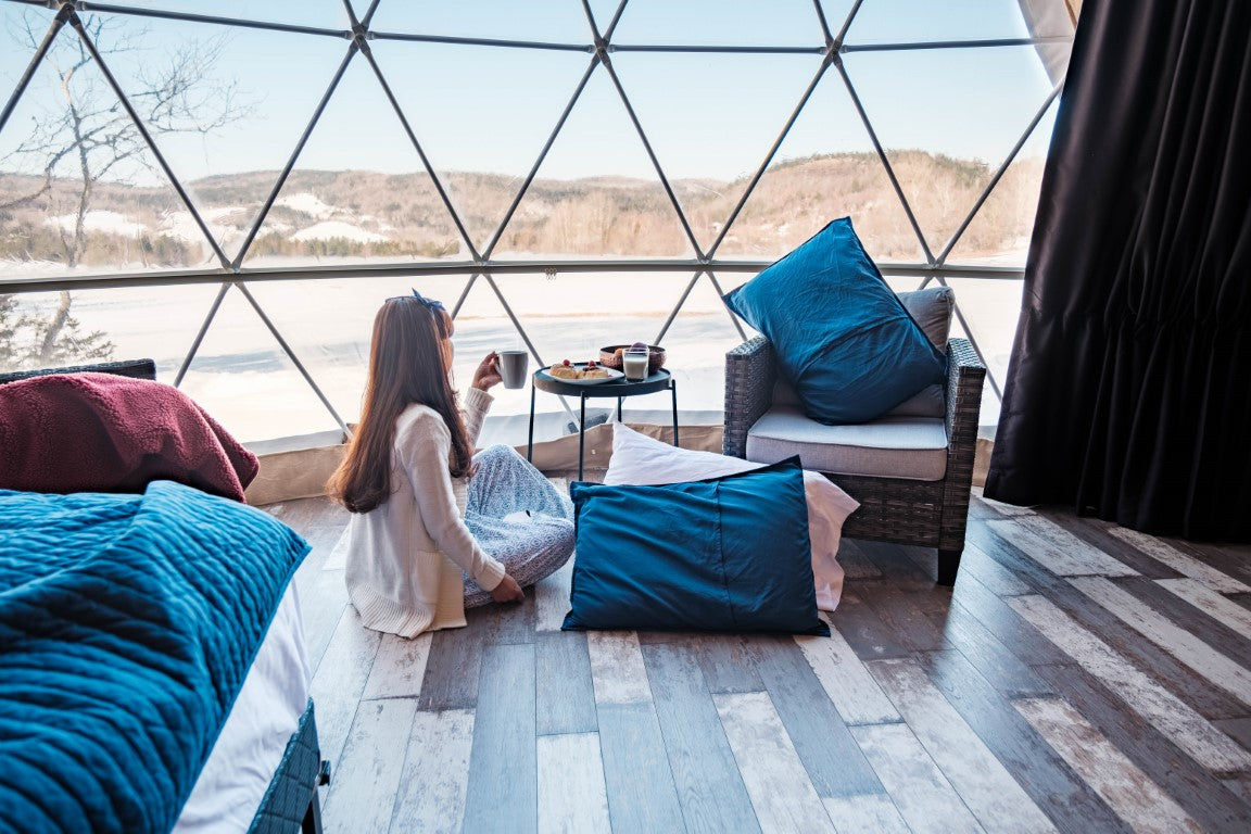 Stargazer Dome | Geodesic Dome | Luna Glamping