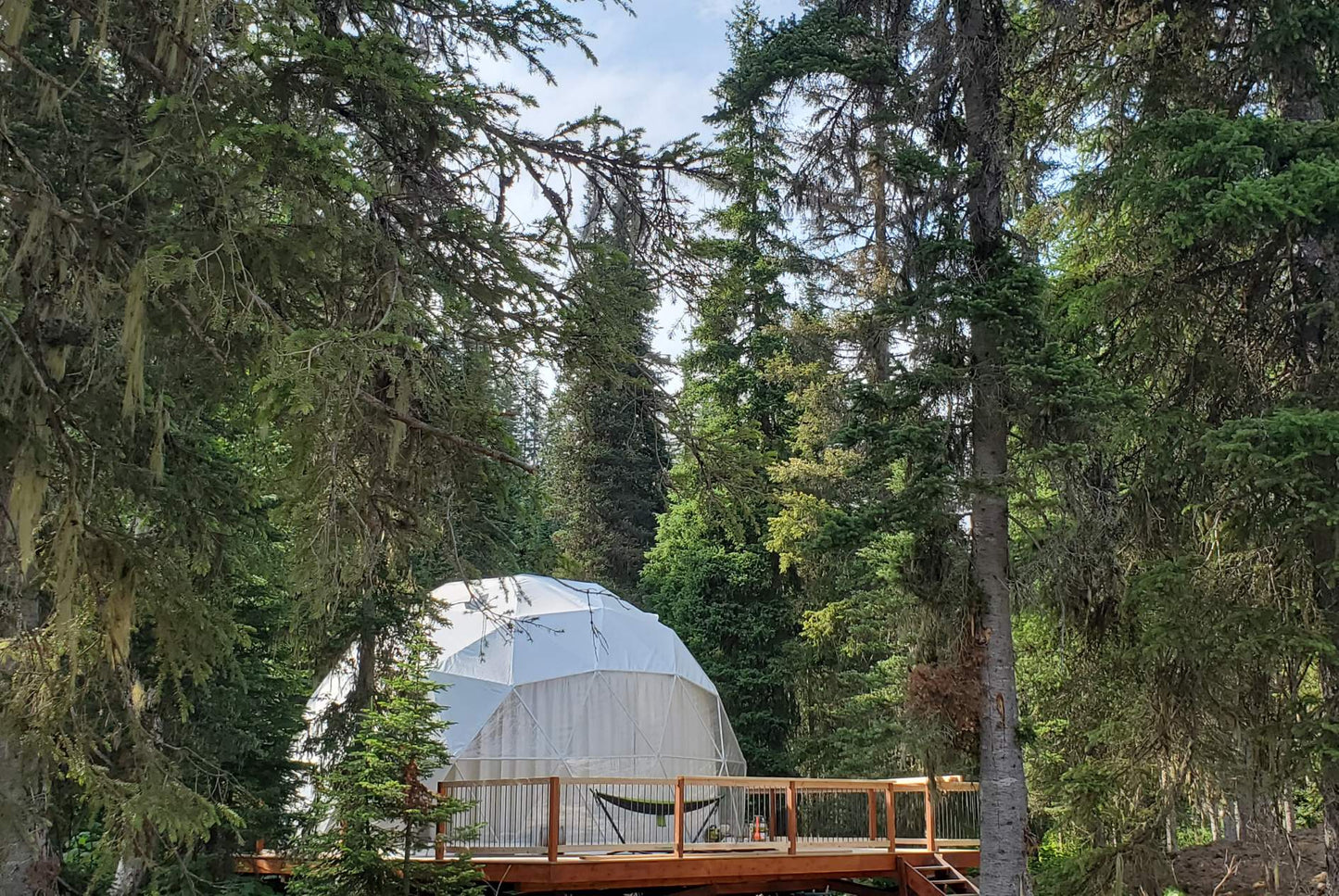 Stargazer Dome | Geodesic Dome | Luna Glamping