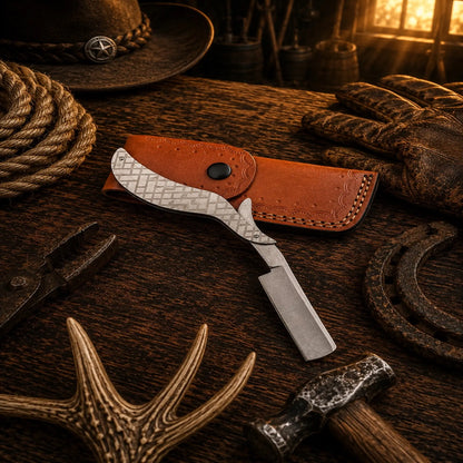 Heritage Barber Straight Razor – D2 Steel Folding Razor