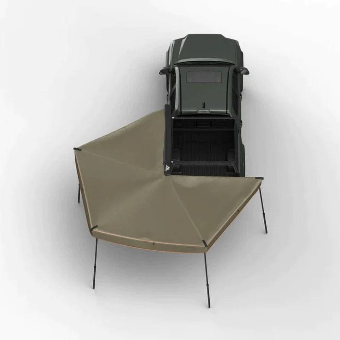 Tuff Stuff Overland Awning Driver Side / Compact / Without Annex Room 270 Degree Awning - Olive | Tuff Stuff Overland