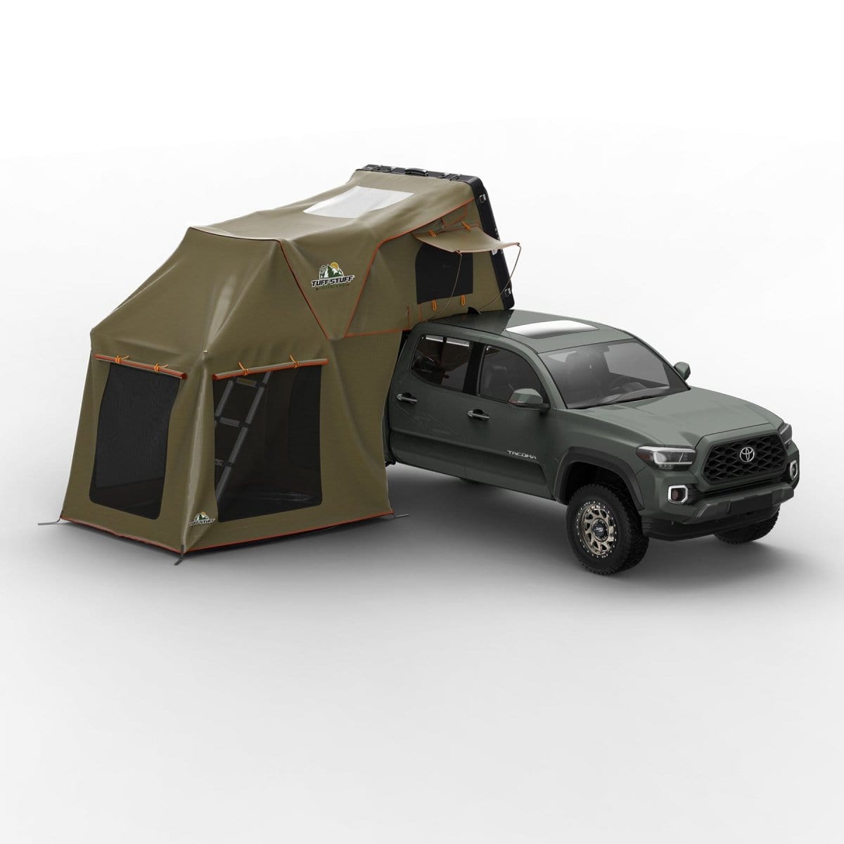 Tuff Stuff Overland Roof Top Tent With Annex Stealth Hardshell Rooftop Tent from Tuff Stuff Overland