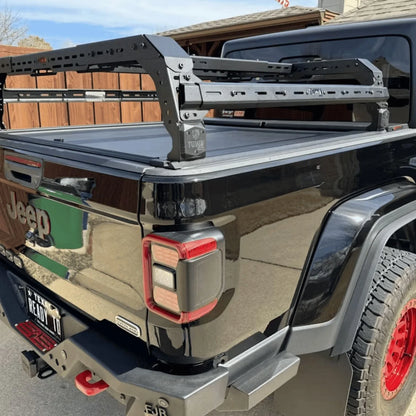 TUWA PRO Shiprock Universal Mid Height Bed Rack for T-Slot Rails for Nissan Frontier