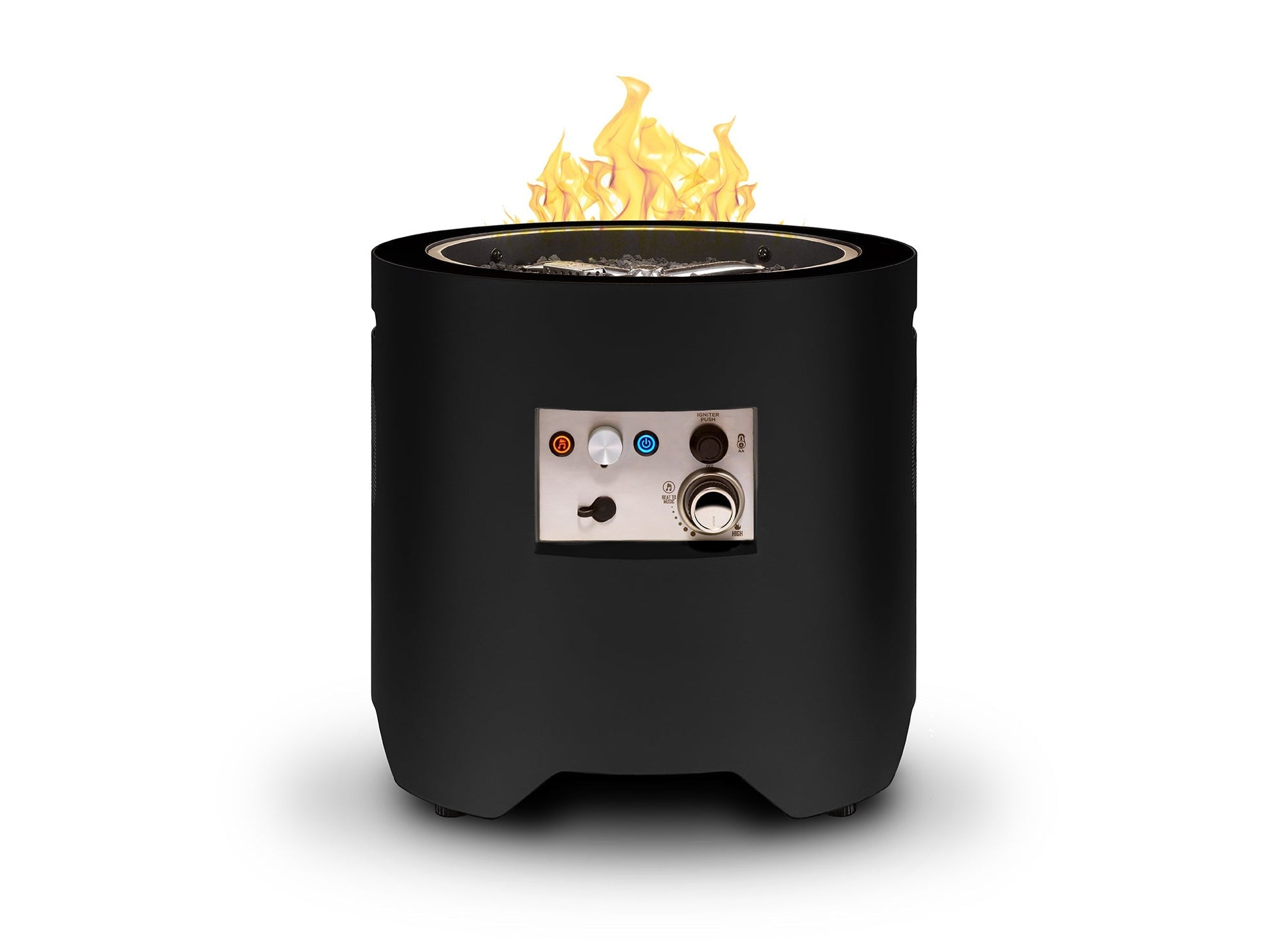 Ukiah Co. Home Bluetooth Fire Pit Black VOYAGER | Bluetooth Fire Pit | Ukiah Co.
