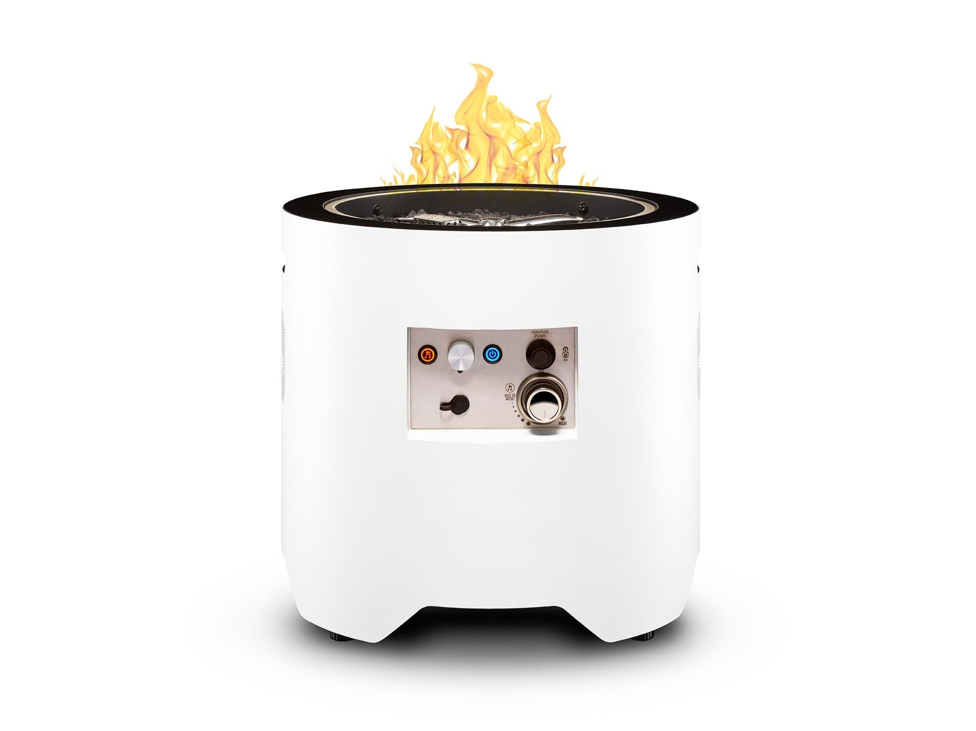 Ukiah Co. Home Bluetooth Fire Pit White VOYAGER | Bluetooth Fire Pit | Ukiah Co.