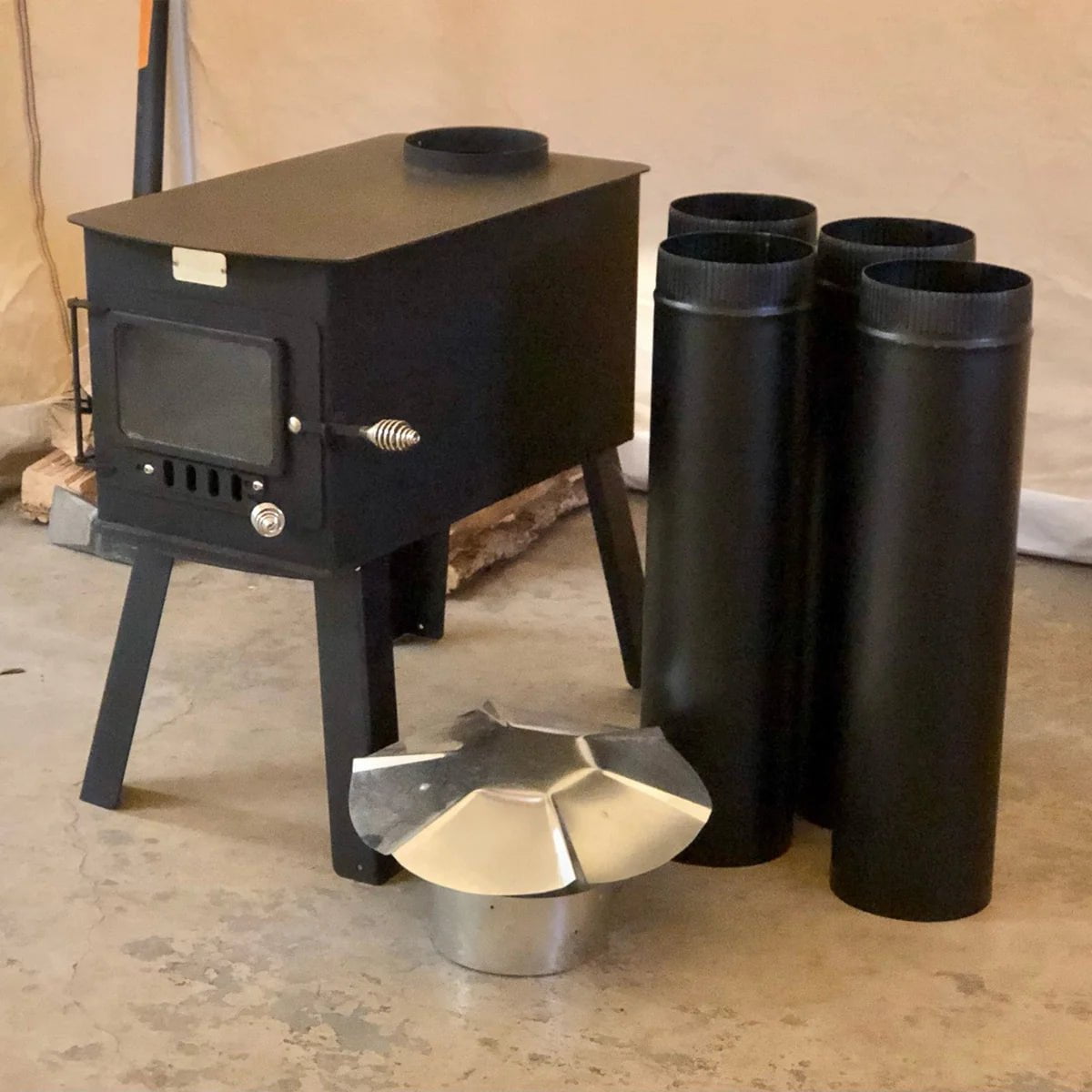 White Duck Outdoors Tent Stove Large Tent Stove Kit | White Duck Outdoors