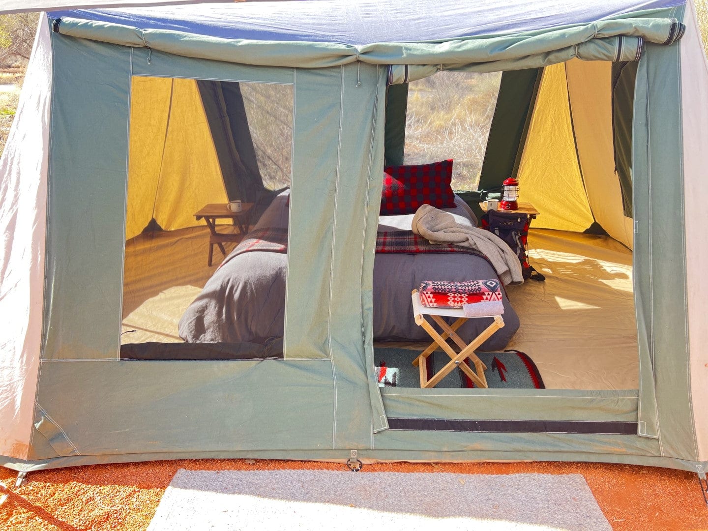 White Duck Outdoors Prota Canvas Tent Standard/Deluxe - 10'x14' - Live ...