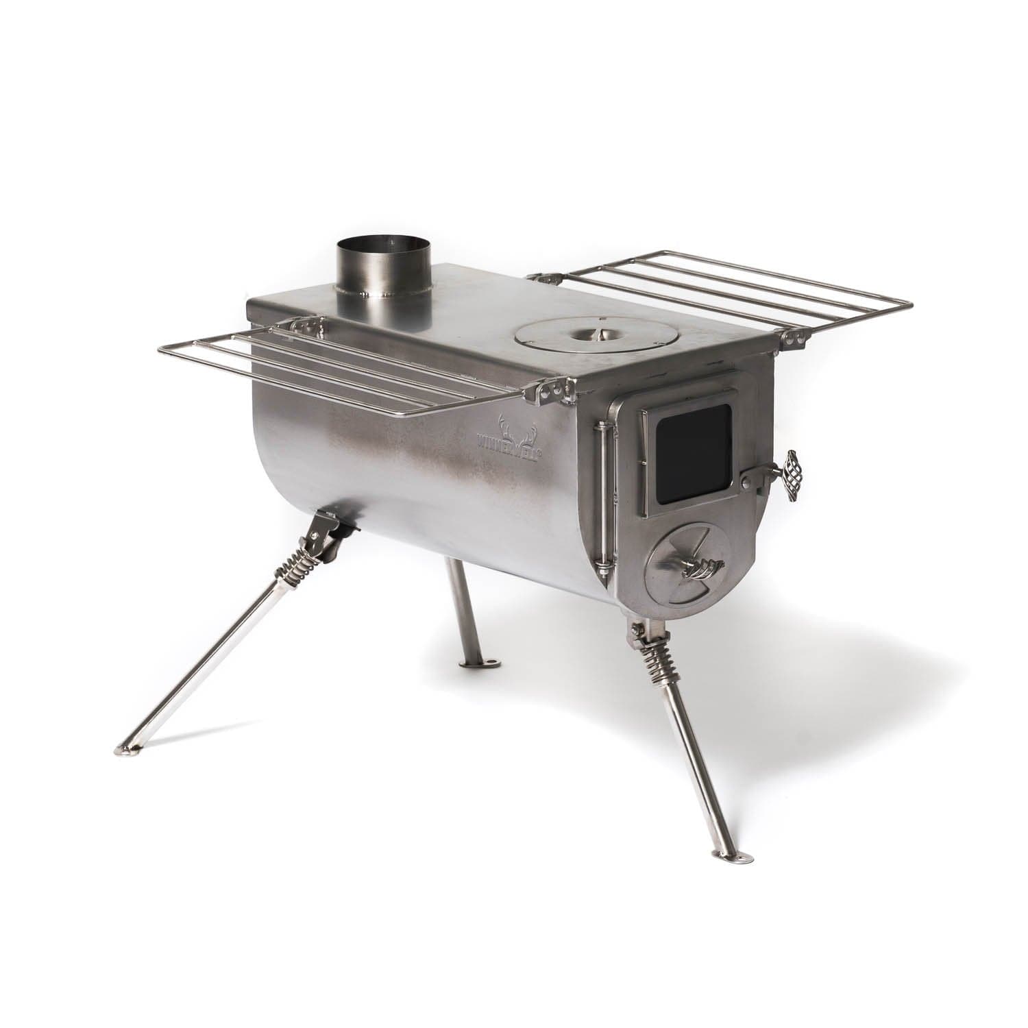 bell tents with stove Winnerwell 'Hot Tent' Woodlander Portable Wood Stove Bundle – Live More Outside