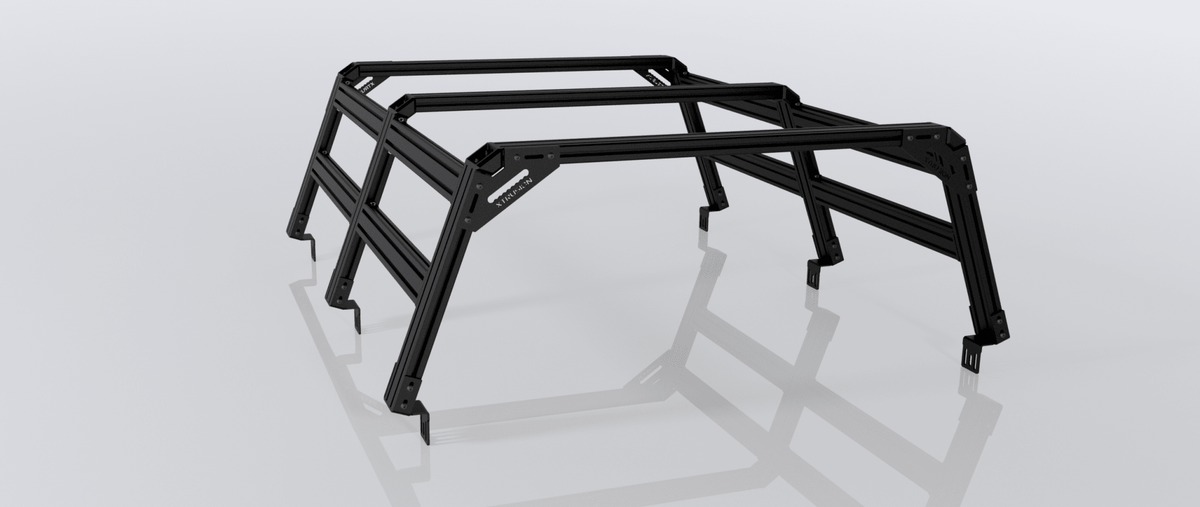 Retrax Rack System XTR3 Bed Rack for Retrax XR Cover - Dodge Ram HD - Straight Bed – Live ...