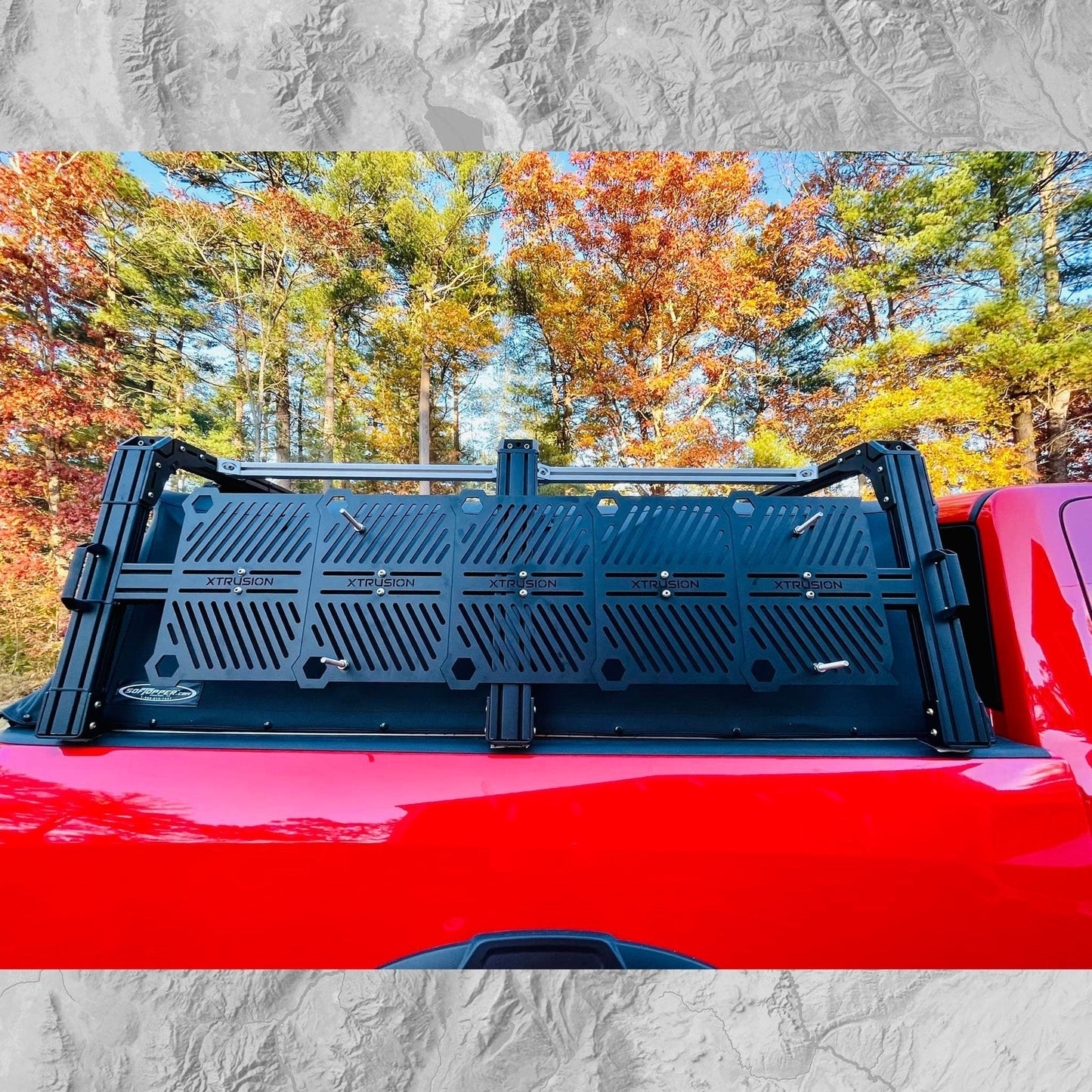 Xtrusion Overland XTR1 XTR1 Bed Rack for Dodge Ram 1500 - Tapered Bed