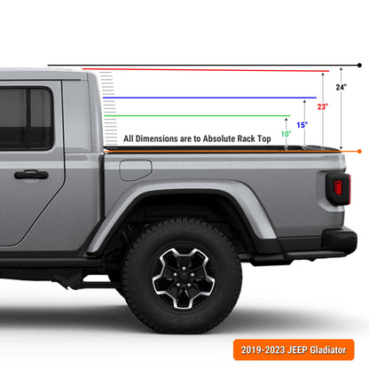 Xtrusion Overland XTR3 XTR3 Bed Rack for Jeep Gladiator