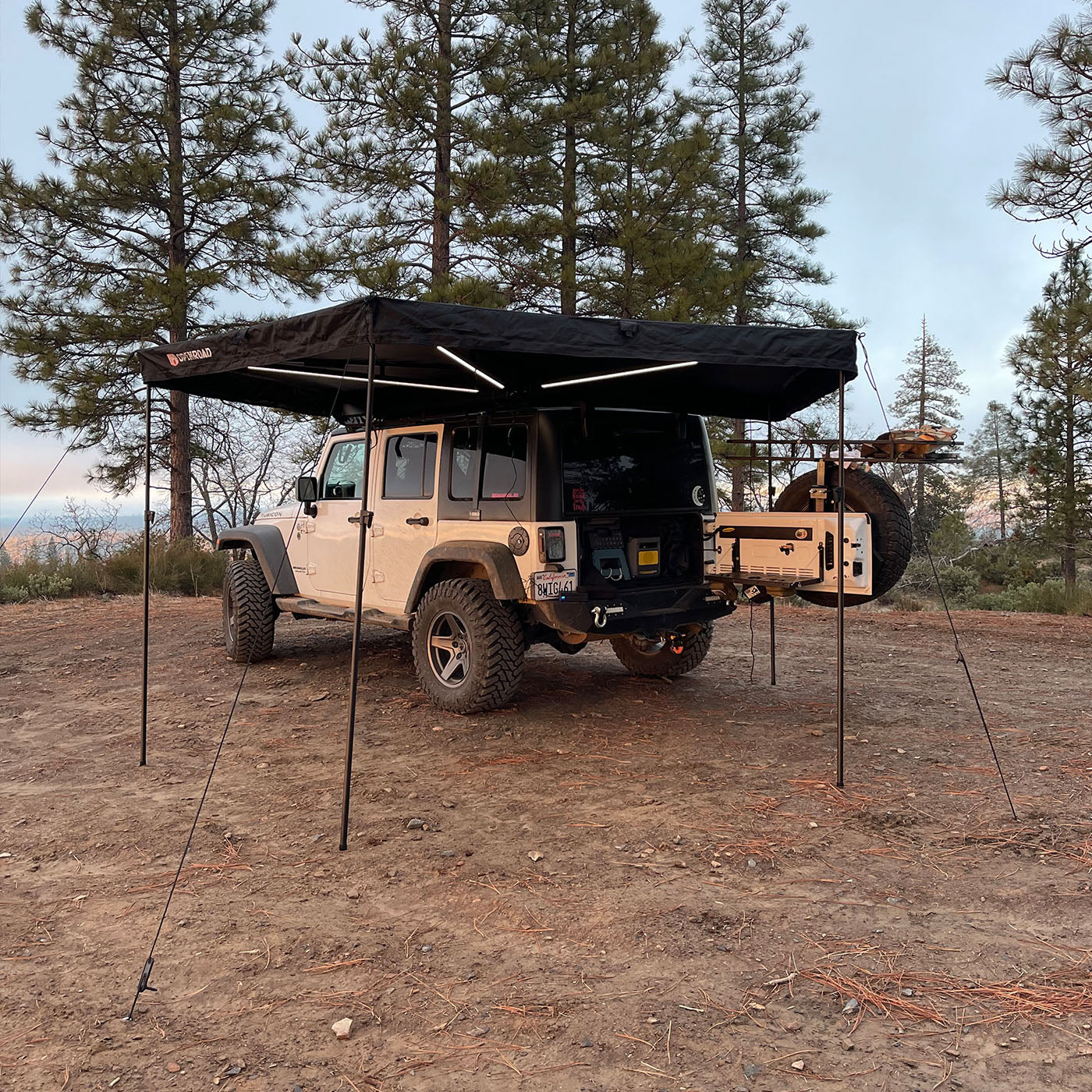 OPENROAD 270 DEGREE FREESTANDING BATWING AWNING – Live More Outside